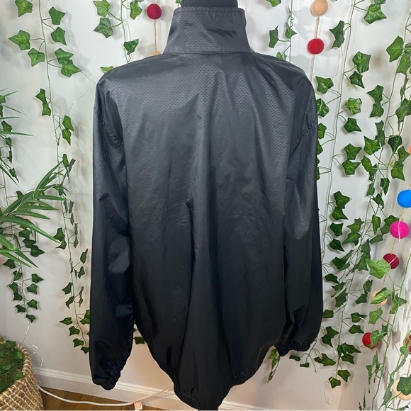 Nike Black The Athletic Department Vintage Windbreaker Lightweight Jacket LARGE - Picture 8 of 12